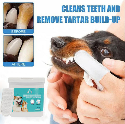 🐕Buy More Save More🐕Finger wipes for dental cleaning of pets