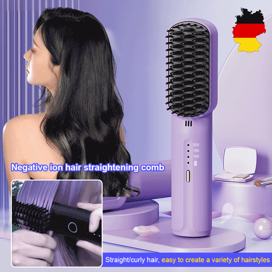 🔥Hot Sale🔥👉Portable cordless mini hair straightening comb💓