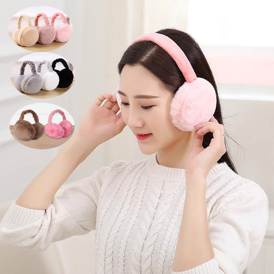 😍Warm Gift👉Folding plush ear flaps for the winter💓