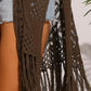 🔥This Week's Special Price: £14.99!!😍Women’s Oversized Knit Cardigan – Lightweight Crochet Tassel Kimono for Spring & Summer 🌸