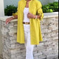 💥Free shipping💥Solid Color Long Cotton Shirt Jackets FOR Women