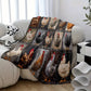 🔥Last Day Promotion 60% OFF🌲🎁Vintage Chicken Print Flannel Blanket🐔