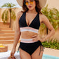 📢Clearance Sale-70% OFF🏖️High Waisted Tummy Control Color Block Bikini Sets