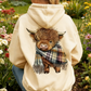🎅CHRISTMAS SALE 50% OFF!!❤️‍🔥🐂Cute Highland Cow Cozy Fleece-Lined Hooded Sweatshirt