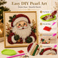 🎅Christmas Pre Sale ￡7.99 ! !🎁Premium 3D Pearl Christmas Diamond Painting Art Kit | 🧘Relaxing & Beginner-Friendly💝