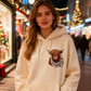 💥NEW YEAR SALE 50% OFF!!🔥🎁Cute Highland Cow Cozy Fleece-Lined Hooded Sweatshirt🦬