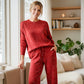 🎅Last Week-50% Off💝Women's Glitter Pullover Sweater & Pants 2-Piece Set