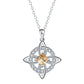 Mystical Birthstone Witches Knot Necklace – Natural Crystal🔮💞Protect Your Loved Ones