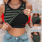 💖LAST DAY SPECIAL PRICE: ￡9.99!!💖Ribbed Stretchy Tank Top with Shelf Bra