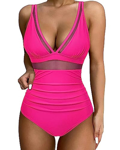 🌷 Meet Summer BIG sale ￡11.99 ONLY TODAY!!🏝️Mesh Tummy Control Swimsuit