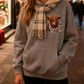 💥NEW YEAR SALE 50% OFF!!🔥🎁Cute Highland Cow Cozy Fleece-Lined Hooded Sweatshirt🦬