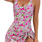🔥LAST DAY SALE - ONLY £13.99!!⚡50K+ SOLD!👙Women's One Piece Tummy Control Tie Knot Swimsuit