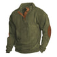 ⏳ Limited Time 50% Off! 💥Men's Corduroy Stand Collar Sweatshirt
