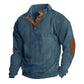 ⏳ Limited Time 50% Off! 💥Men's Corduroy Stand Collar Sweatshirt