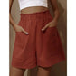 🔥Hot Sale - Women's Cotton High Waist Pocket Shorts