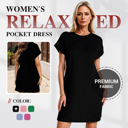 💜Time-Limited Special Price: ￡11.99!! 💜 Women's Relaxed Pocket Dress