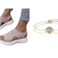 ⏳LAST DAY SALE ONLY ￡11.99!!🔥🔥Women's Breathable Knit Platform Sandals