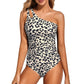 💖LAST DAY SPECIAL PRICE: ￡15.99!!💖Women's Cutout One Shoulder One Piece Swimsuit👙