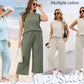 💕2025 Hot Sale  60% OFF🔥New Women's  Sleeveless Top & Wide-Leg Pants 2-Piece Set
