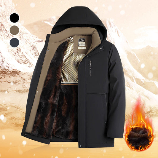 🧥❄️Winter Sale 50% OFF! ✨ Men’s Thermal Hooded Parka Coat - Windproof & Water-Resistant Winter Jacket with Multiple Pockets for Extreme Cold ❄️🛡️