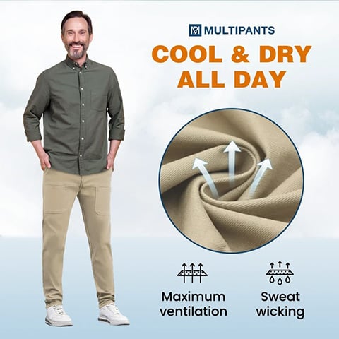 🔥Hot sale 60%off  👖MultiPants – High Stretch Multi-pocket Durable Cargo Pants