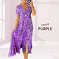 💥Lastday! Hurry up！！💥💃Hot Sale 49% OFF🔥 - Floral Print V-neck Dress