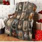 🔥Last Day Promotion 60% OFF🌲🎁Vintage Chicken Print Flannel Blanket🐔