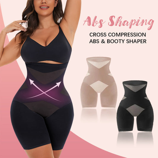 🔥2025 NEW CROSS COMPRESSION HIGH WAISTED SHAPER