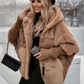 ❄️Winter Hot Sale  50% Off💖Women’s Oversized Hooded Patchwork Puffer Coat✈️ Free Shipping