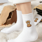 🎁New Year Special Deals £9.99!!⚡Buy 1 Get 3 Pairs⚡50K+ SOLD!💖Women's Cute Warm Highland Cow Embroidered Plush Socks