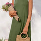 🎉Last Day Promotion 50% OFF💃Women's Casual Sleeveless Crew Neck Midi Dress