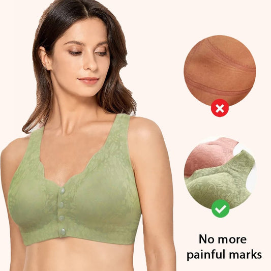 Last day sale -50% OFF👙Seamless bra with hanging front closure for women