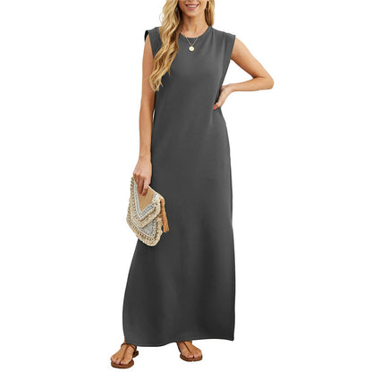 🎉Spring Hot Sale50% OFF🌿Women Loose Split Wrinkle-Free Long Dress