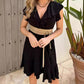 💖LAST DAY SALE 50% OFF💖Women's Elegant Waist Tie V-Neck Ruffle Dress