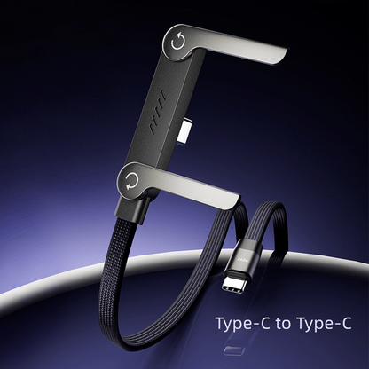 🎁Year-End Sale 70% OFF🏆⚡2-in-1 Fast Charging Cable with Adjustable Phone Stand