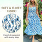 Women's Summer Floral Cami Maxi Dress