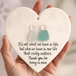 🌊✨Heart-Shaped Sea Glass Ornament🎁Friendship, Grandchildren & Timeless Bonds