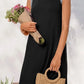 🎉Last Day Promotion 50% OFF💃Women's Casual Sleeveless Crew Neck Midi Dress