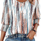 ⏰Limited Time Sale-50% OFF🏖️Women Dressy Casual 3/4 Length Sleeve Blouses with Smocked Cuffs