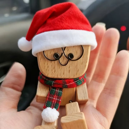 🎅🏻Christmas Sale 60% OFF🔥Charming Little Swaying Wooden Figure & 12PCS Magnetic Expressions