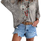 💐Spring Day Sale - Only £14.99!!⚡50K+ SOLD!✨Womens Bohemian-Inspired Beige Crochet Top with V-Neck
