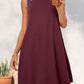 🎉Last Day Promotion 50% OFF💃Women's Casual Sleeveless Crew Neck Midi Dress