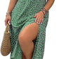 💗Summer Specials-49% OFF💗Plus-size Short Sleeve Split Floral Print Dress