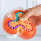 💥Extremely popular toy💥Fidget Spinner + Six-Sided Rotating Cube 2-in-1, Magic Bean Fun Educational Toy
