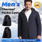 🎅 Xmas Sales: 54% OFF🖤Men’s Thermal Thick Hooded Parka Coat