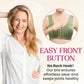 📢📢BIG SALE!!💟Comfortable Wireless Front Closure Breathable Cotton Lifting Bra