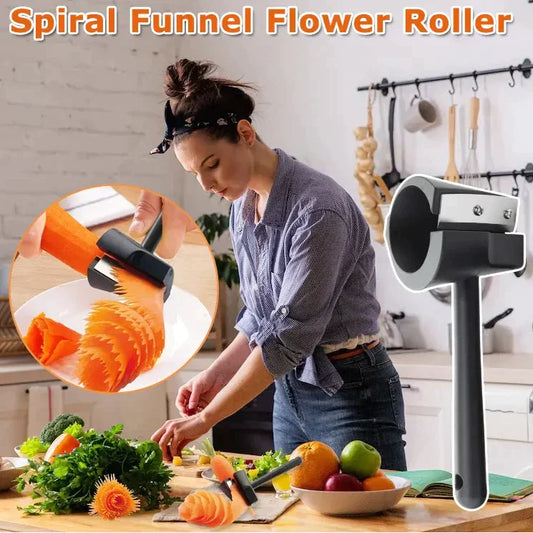 ⏰limited-time-low-price🔥Spiral Funnel Flower Roller