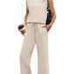 💕2025 Hot Sale  60% OFF🔥New Women's  Sleeveless Top & Wide-Leg Pants 2-Piece Set