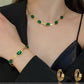 💖Christmas Sale 50% OFF💖✨Ultimate Elegance--Jade bracelet, earrings and necklace set