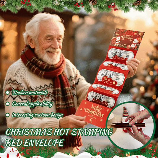 🎁🎄Christmas Sale - BUY 2 GET 1 FREE⭐Christmas Cash Envelope with Money Clip